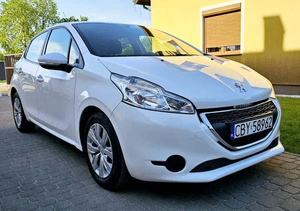 kujawsko-pomorskie Peugeot 208 cena 19600 przebieg: 209000, rok produkcji 2012 z Skaryszew